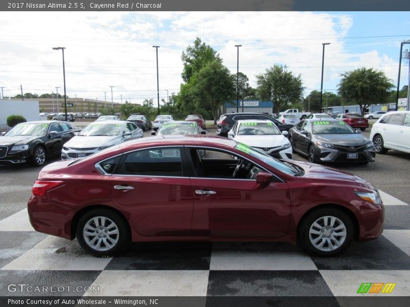 Cayenne Red / Charcoal 2017 Nissan Altima 2.5 S