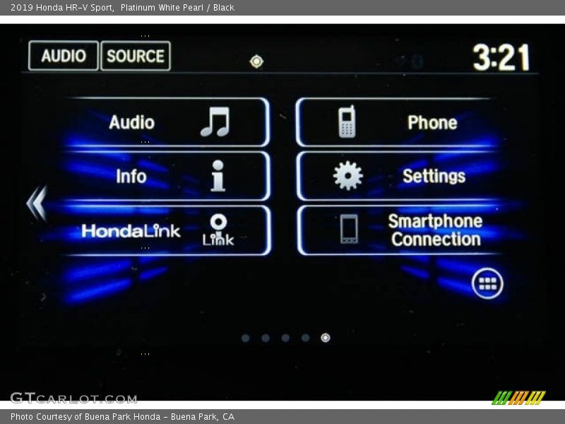 Platinum White Pearl / Black 2019 Honda HR-V Sport