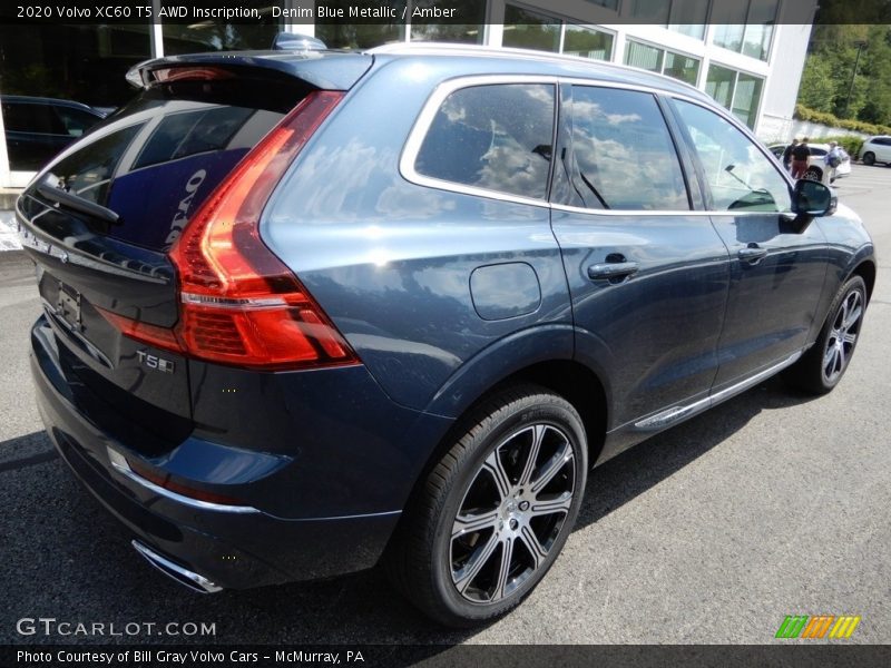 Denim Blue Metallic / Amber 2020 Volvo XC60 T5 AWD Inscription