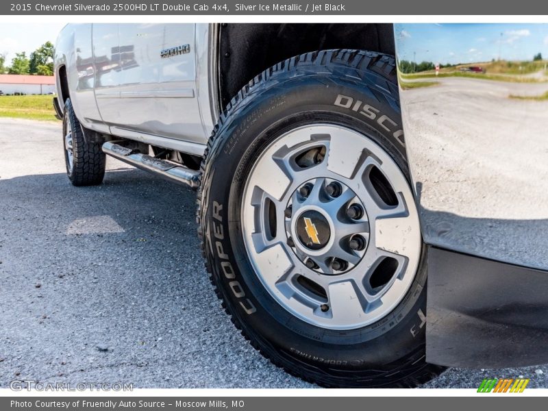 Silver Ice Metallic / Jet Black 2015 Chevrolet Silverado 2500HD LT Double Cab 4x4