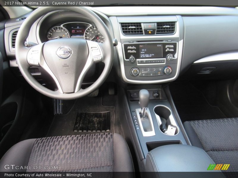 Cayenne Red / Charcoal 2017 Nissan Altima 2.5 S
