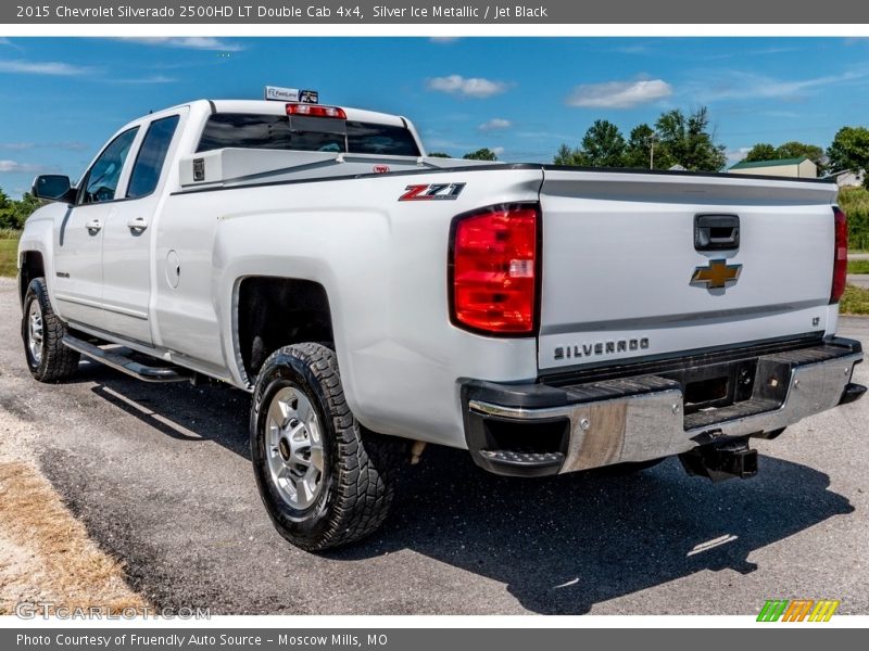 Silver Ice Metallic / Jet Black 2015 Chevrolet Silverado 2500HD LT Double Cab 4x4