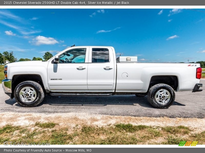 Silver Ice Metallic / Jet Black 2015 Chevrolet Silverado 2500HD LT Double Cab 4x4