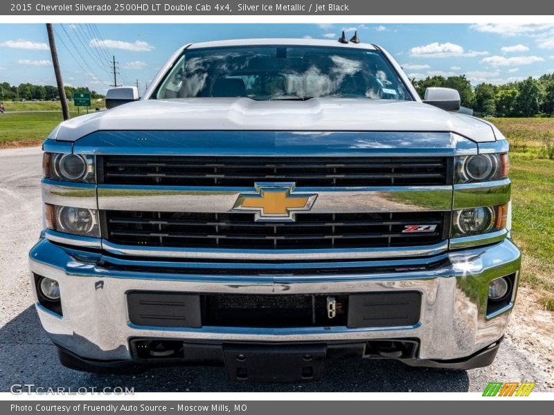 Silver Ice Metallic / Jet Black 2015 Chevrolet Silverado 2500HD LT Double Cab 4x4
