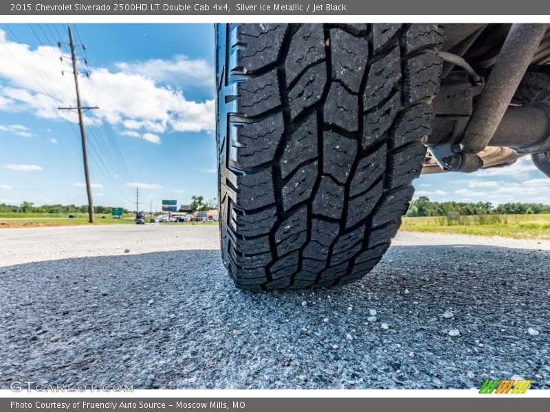 Silver Ice Metallic / Jet Black 2015 Chevrolet Silverado 2500HD LT Double Cab 4x4