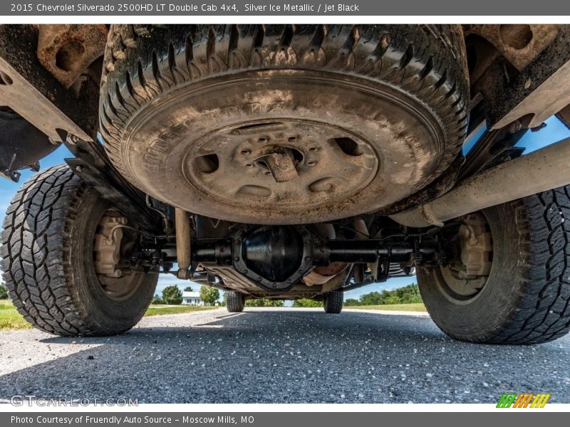 Silver Ice Metallic / Jet Black 2015 Chevrolet Silverado 2500HD LT Double Cab 4x4