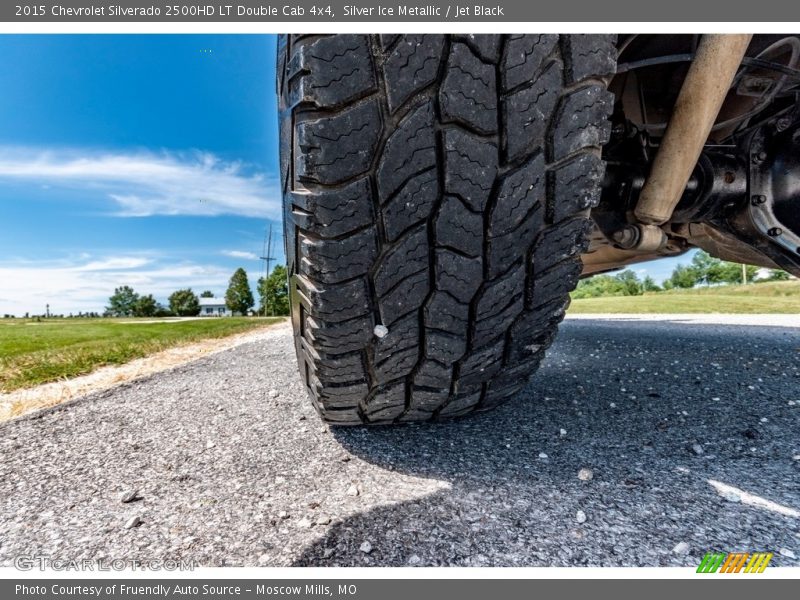 Silver Ice Metallic / Jet Black 2015 Chevrolet Silverado 2500HD LT Double Cab 4x4