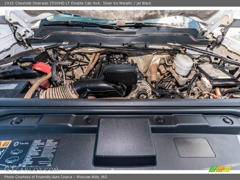 Silver Ice Metallic / Jet Black 2015 Chevrolet Silverado 2500HD LT Double Cab 4x4