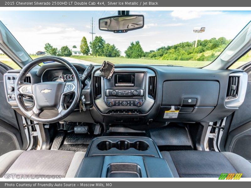 Silver Ice Metallic / Jet Black 2015 Chevrolet Silverado 2500HD LT Double Cab 4x4