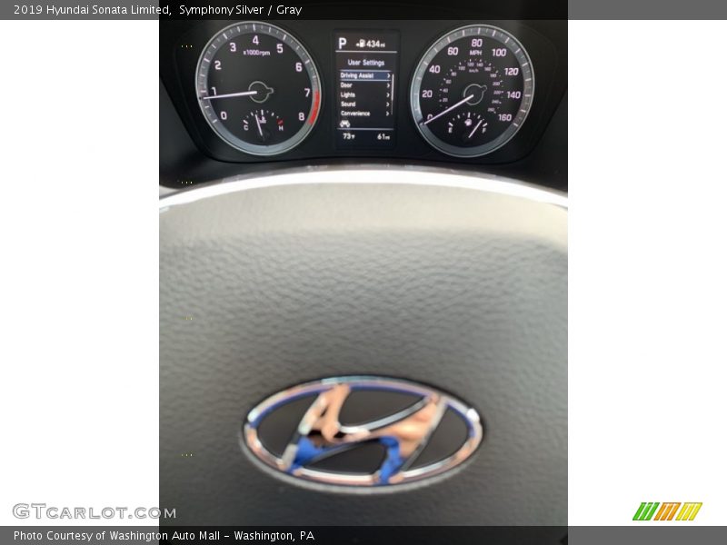 Symphony Silver / Gray 2019 Hyundai Sonata Limited