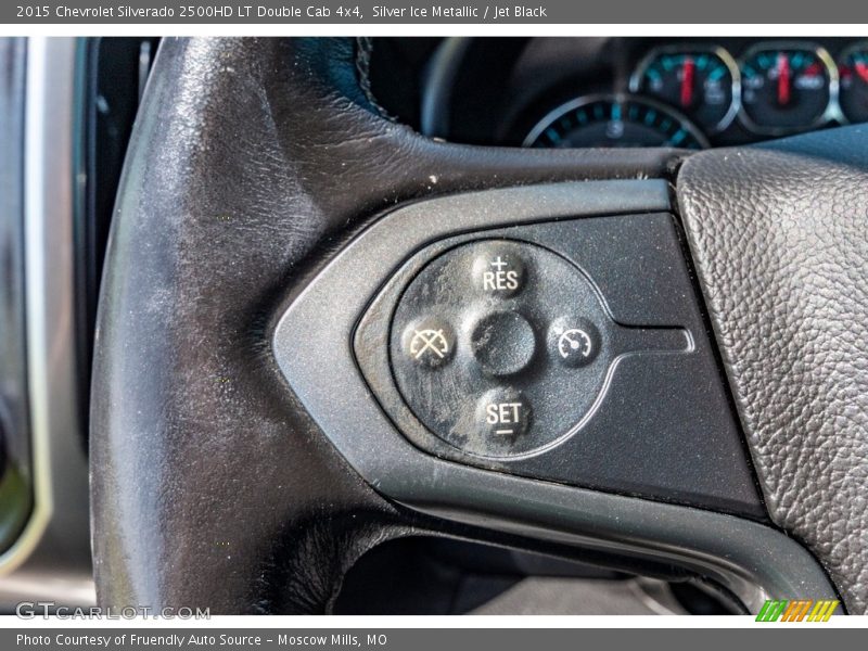 Silver Ice Metallic / Jet Black 2015 Chevrolet Silverado 2500HD LT Double Cab 4x4
