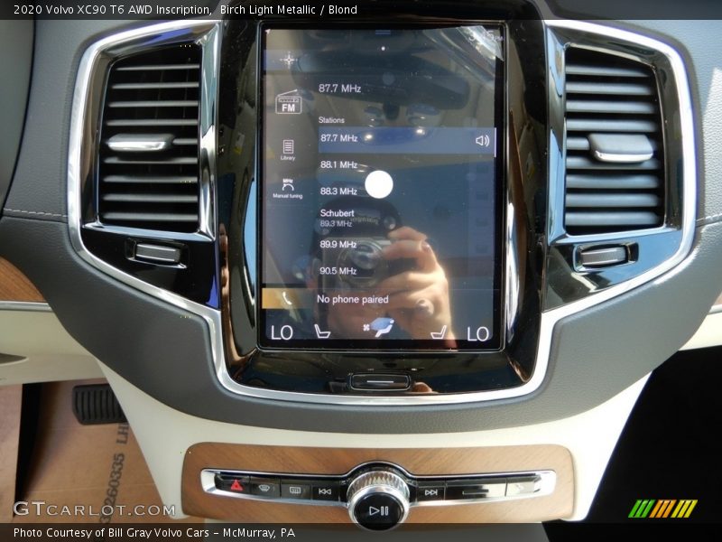Birch Light Metallic / Blond 2020 Volvo XC90 T6 AWD Inscription