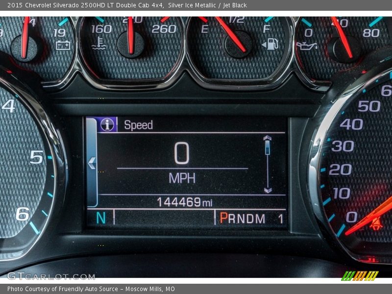 Silver Ice Metallic / Jet Black 2015 Chevrolet Silverado 2500HD LT Double Cab 4x4