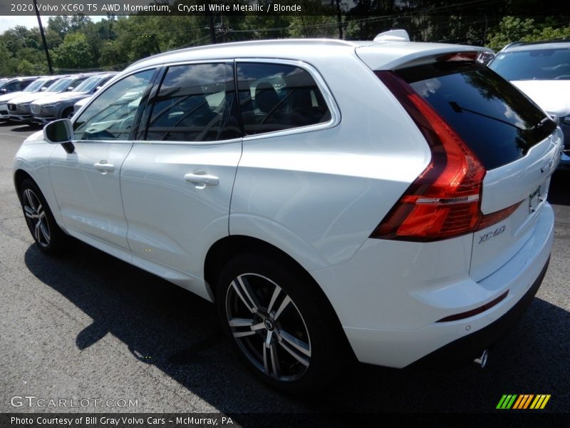 Crystal White Metallic / Blonde 2020 Volvo XC60 T5 AWD Momentum