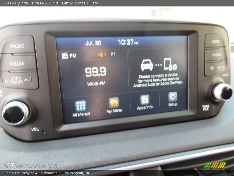 Earthy Bronze / Black 2019 Hyundai Santa Fe SEL Plus