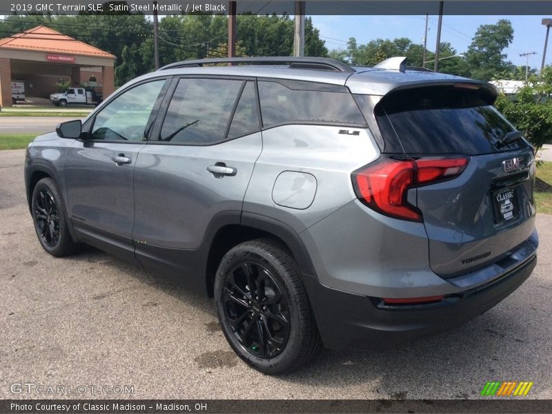 Satin Steel Metallic / Jet Black 2019 GMC Terrain SLE