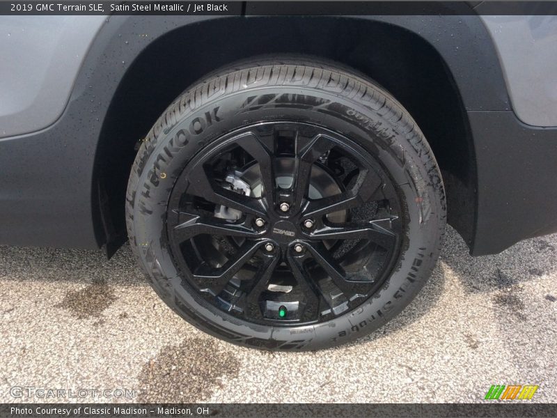 Satin Steel Metallic / Jet Black 2019 GMC Terrain SLE