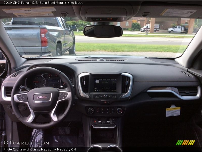 Satin Steel Metallic / Jet Black 2019 GMC Terrain SLE