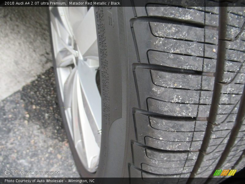 Matador Red Metallic / Black 2018 Audi A4 2.0T ultra Premium