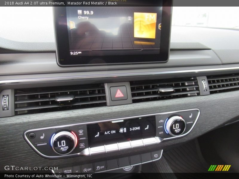 Matador Red Metallic / Black 2018 Audi A4 2.0T ultra Premium