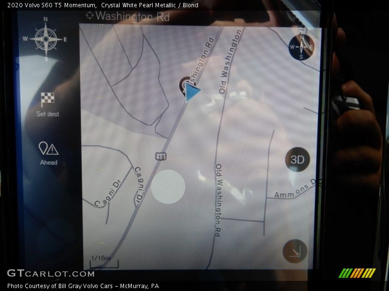 Navigation of 2020 S60 T5 Momentum