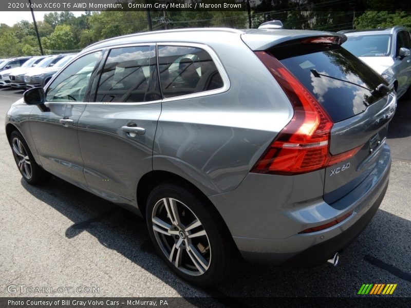 Osmium Grey Metallic / Maroon Brown 2020 Volvo XC60 T6 AWD Momentum