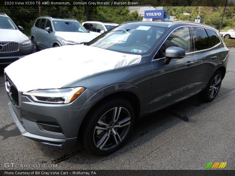 Osmium Grey Metallic / Maroon Brown 2020 Volvo XC60 T6 AWD Momentum