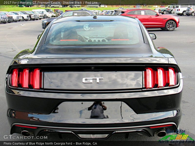 Shadow Black / Red Line 2017 Ford Mustang GT Premium Coupe