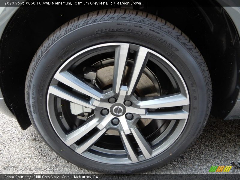 Osmium Grey Metallic / Maroon Brown 2020 Volvo XC60 T6 AWD Momentum