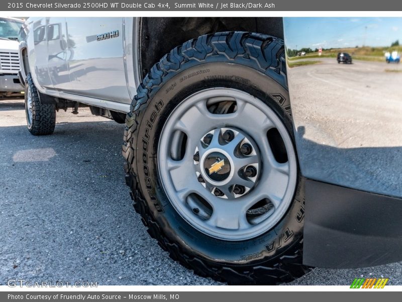 Summit White / Jet Black/Dark Ash 2015 Chevrolet Silverado 2500HD WT Double Cab 4x4