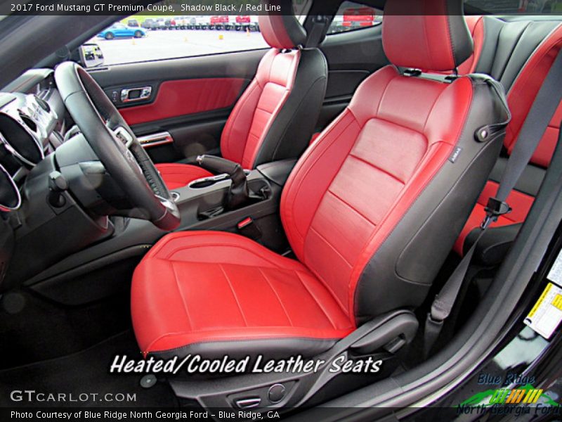 Shadow Black / Red Line 2017 Ford Mustang GT Premium Coupe