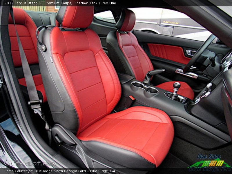 Shadow Black / Red Line 2017 Ford Mustang GT Premium Coupe
