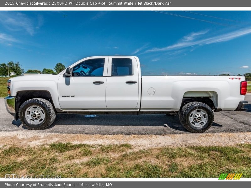 Summit White / Jet Black/Dark Ash 2015 Chevrolet Silverado 2500HD WT Double Cab 4x4