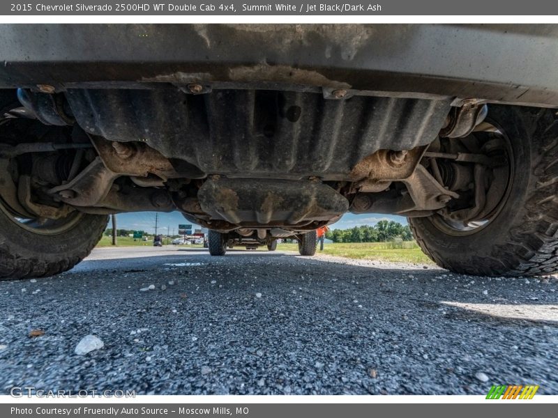 Summit White / Jet Black/Dark Ash 2015 Chevrolet Silverado 2500HD WT Double Cab 4x4