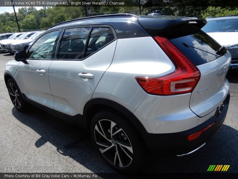 Bright Silver Metallic / Charcoal 2019 Volvo XC40 T5 R-Design AWD