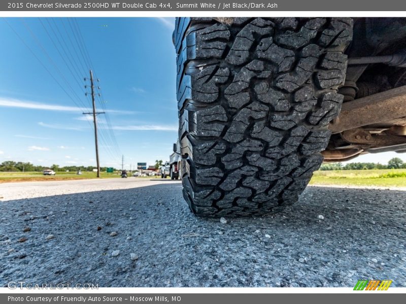 Summit White / Jet Black/Dark Ash 2015 Chevrolet Silverado 2500HD WT Double Cab 4x4