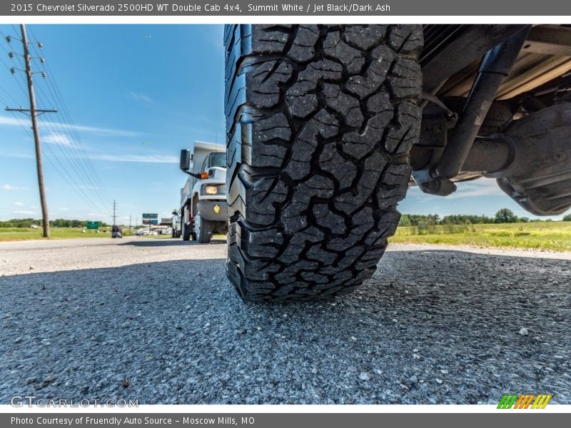 Summit White / Jet Black/Dark Ash 2015 Chevrolet Silverado 2500HD WT Double Cab 4x4