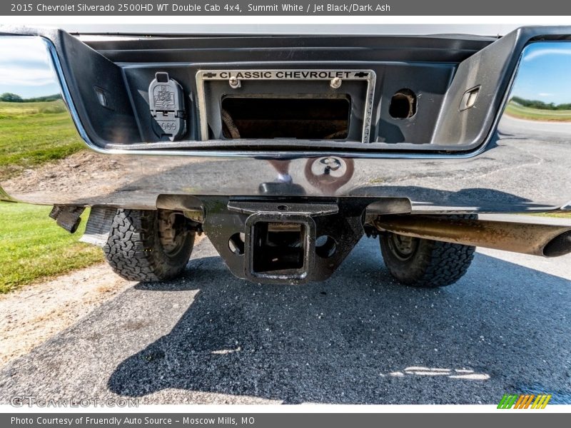 Summit White / Jet Black/Dark Ash 2015 Chevrolet Silverado 2500HD WT Double Cab 4x4