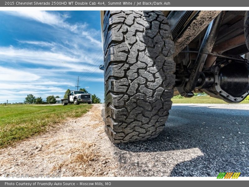 Summit White / Jet Black/Dark Ash 2015 Chevrolet Silverado 2500HD WT Double Cab 4x4