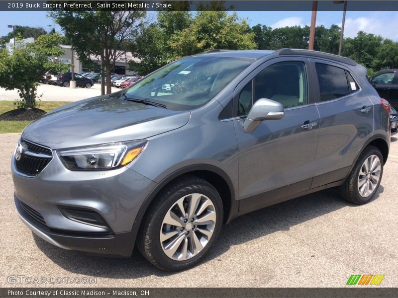 Satin Steel Metallic / Shale 2019 Buick Encore Preferred