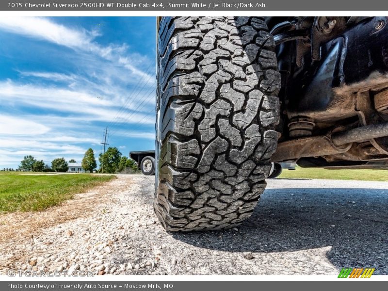 Summit White / Jet Black/Dark Ash 2015 Chevrolet Silverado 2500HD WT Double Cab 4x4