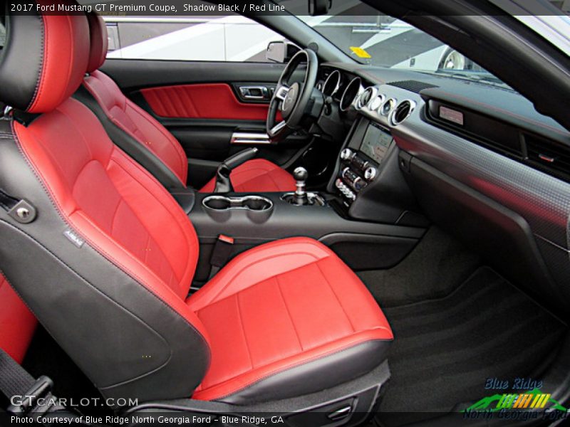 Shadow Black / Red Line 2017 Ford Mustang GT Premium Coupe