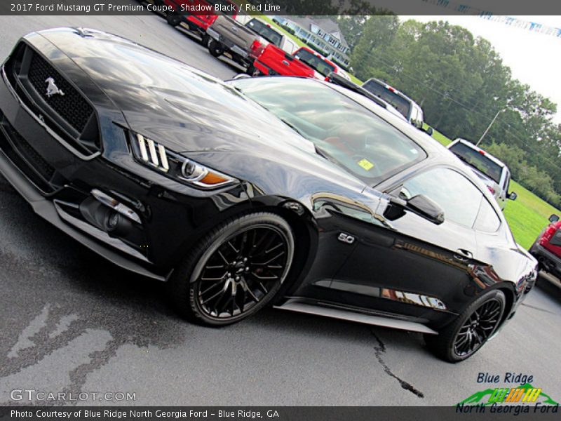 Shadow Black / Red Line 2017 Ford Mustang GT Premium Coupe