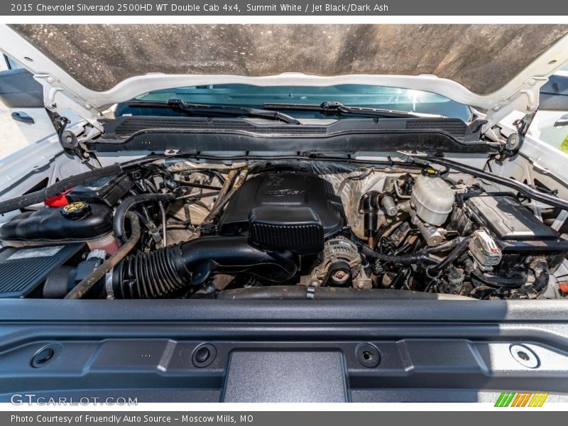 Summit White / Jet Black/Dark Ash 2015 Chevrolet Silverado 2500HD WT Double Cab 4x4
