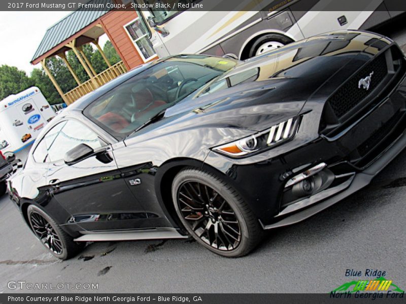Shadow Black / Red Line 2017 Ford Mustang GT Premium Coupe