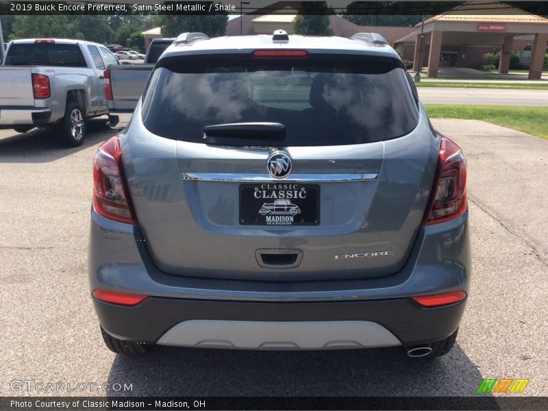 Satin Steel Metallic / Shale 2019 Buick Encore Preferred