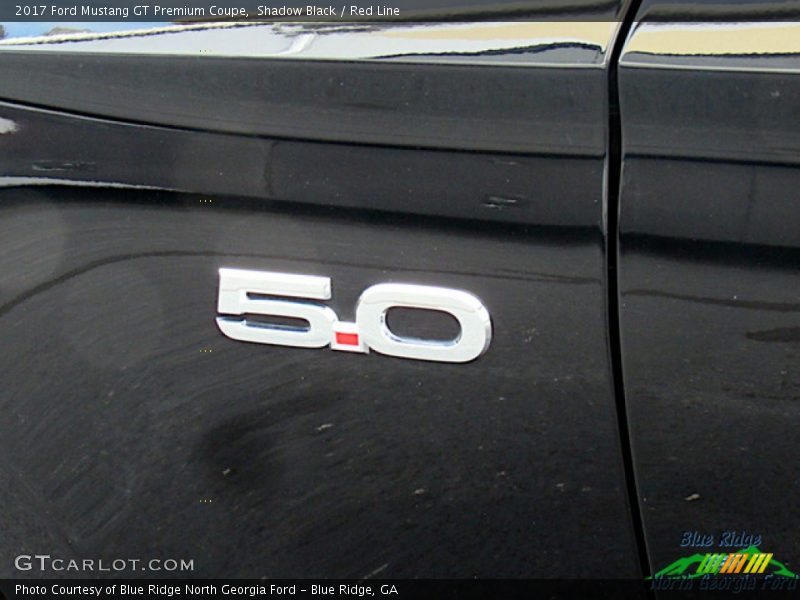 Shadow Black / Red Line 2017 Ford Mustang GT Premium Coupe