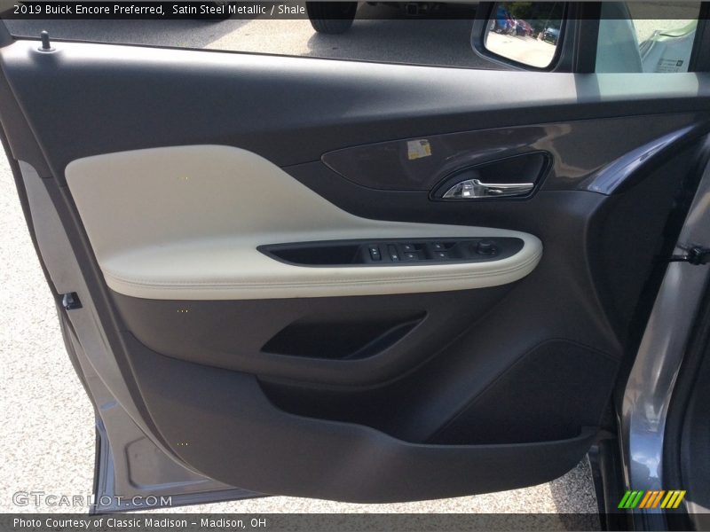 Satin Steel Metallic / Shale 2019 Buick Encore Preferred