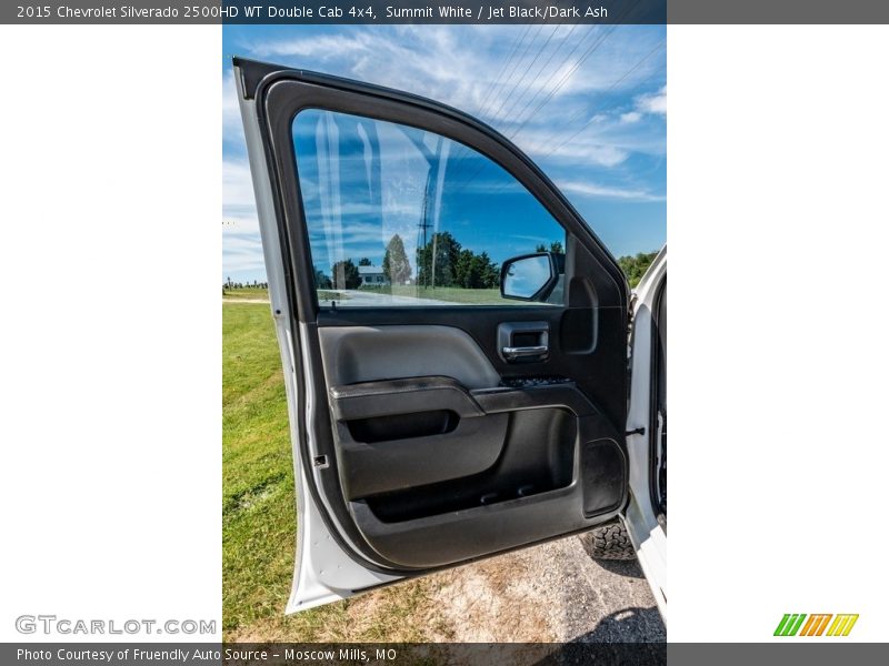 Summit White / Jet Black/Dark Ash 2015 Chevrolet Silverado 2500HD WT Double Cab 4x4