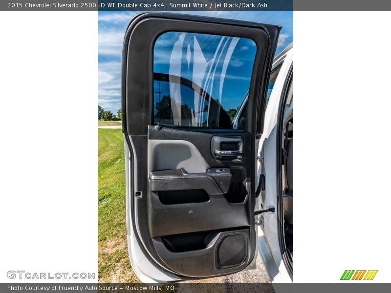 Summit White / Jet Black/Dark Ash 2015 Chevrolet Silverado 2500HD WT Double Cab 4x4